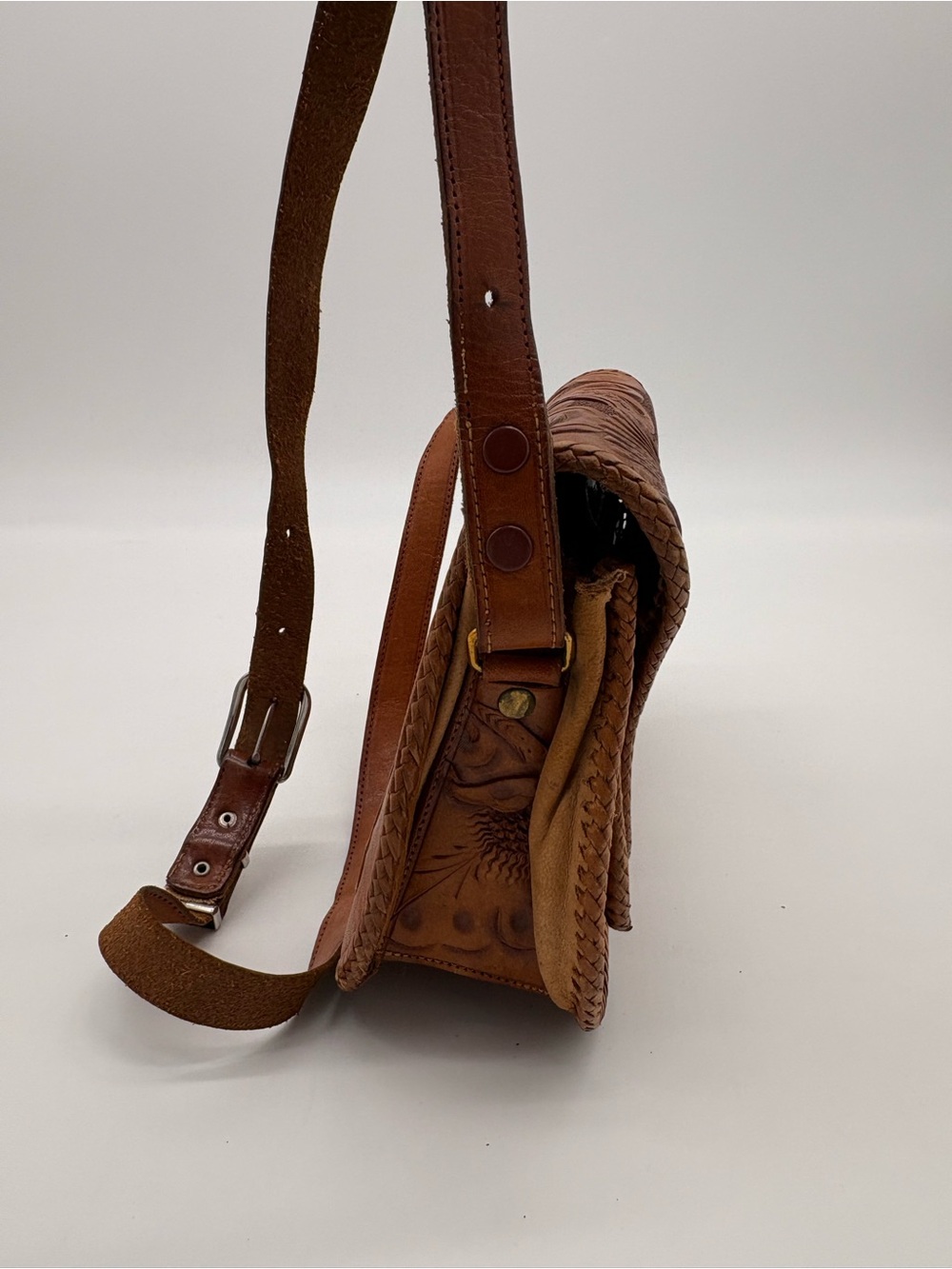 Vintage leather bag - Picture 4 of 10